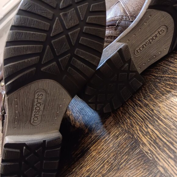 Ronsports Elaine leather knee-high boots, 7M, plush lining - never worn - Picture 8 of 9